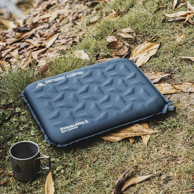 ONETIGRIS Inflatable Seat Cushion, Lightweight Waterproof Seat Pad | Lightweight waterproof inflatable cushion for camping, stadiums, travel, office chairs, car seats and outdoor events - Image 9