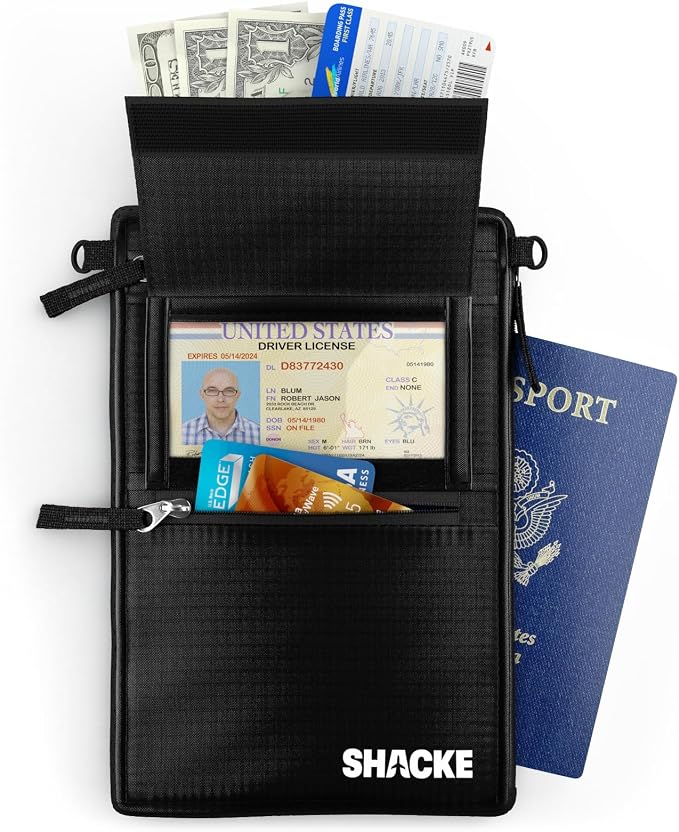 Shacke Hidden Travel Belt Wallet w/RFID Blocker - Image 4