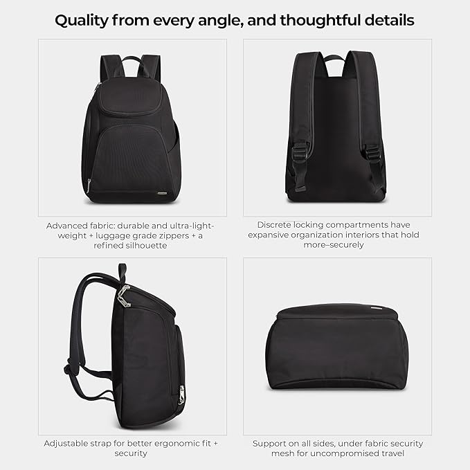 Travelon Anti-Theft Classic Backpack - Image 5