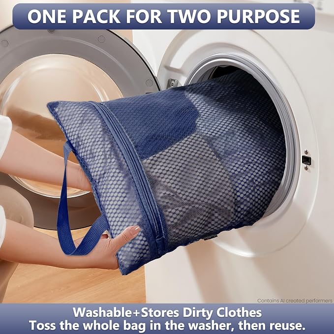 OlarHike 8 Set Packing Cubes for Travel,Gifts for Women Mom,Anti-Tearing Suitcase Organizer,with Over 1000 pcs Mesh Holes,Vacation Essentials & Accessories for Cruise Ship - Image 5