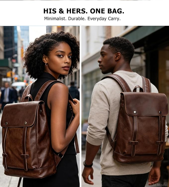 Anti Theft Laptop Backpack for Men Women, Lightweight Travel Bag | Lightweight business backpack, laptop storage and anti-theft travel styling support commute, campus and daily trips - Image 2
