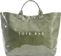 Lushandy PVC Tote Bag for Women Jelly Beach Bag Top Handle Hobo Handbag | Water-Resistant, Wipe Clean, Lightweight by Lushandy