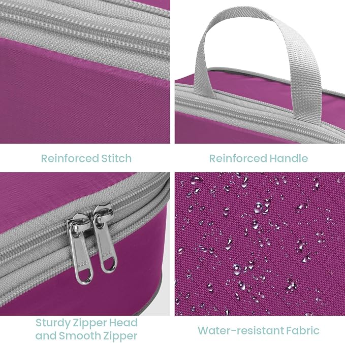 Cambond Compression Packing Cubes for Travel - Luggage Suitcase Organizer | Compression Zip Design for Space-saving, Expandable, Lightweight, Keep Clothes Sorted, Luggage Space Tidy, Carry on Pack Fast - Image 8