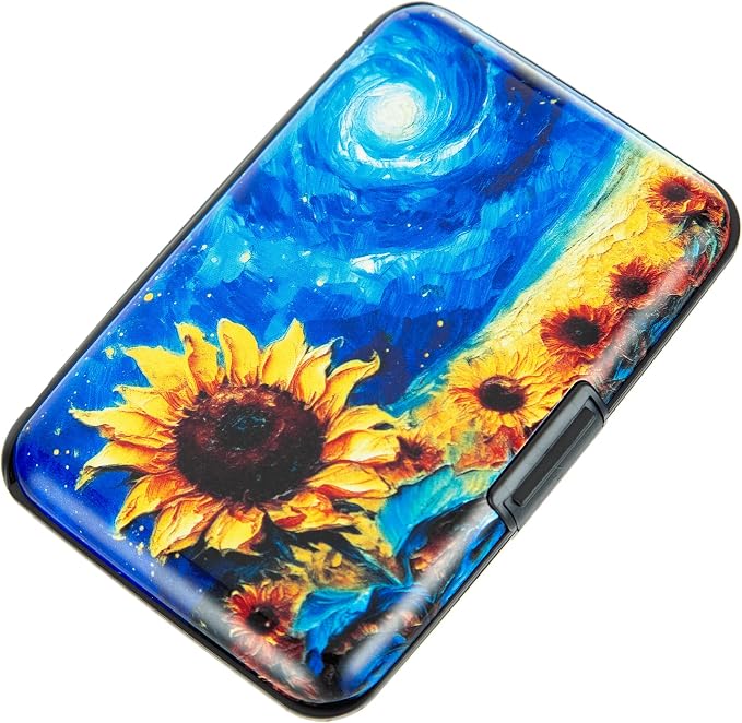 Credit Card Holder Small RFID Blocking Wallet Business Metal Slim Mini Aluminum Hard Case for Women Men by Kaabao