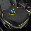 Allaboutsla Car Seat Cushion for Driving, Car Seat Pillow for Short Drivers | Ergonomic Memory Foam Seat Cushion for Pain Relief, Adult Booster Seat for Car, Butt Cushion for Car, Truck, Office, Black by Allaboutsla