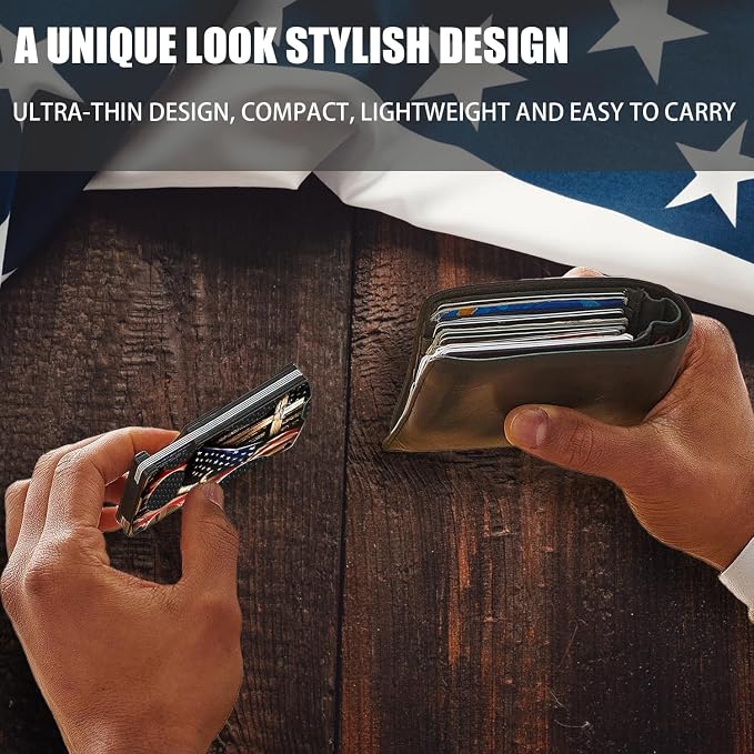 Christian Minimalist Wallet for Men | Slim RFID Aluminum Metal Wallet, Scratch Resistant & Seamless, Credit Card Holder & Money Clip, Holds up 12 Cards and Cash - Image 6
