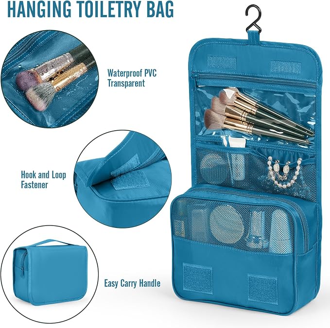 Veken 8 Set Packing Cubes for Travel Essentials, Suitcase Organizer Bags in 4 Sizes, Carry-On Luggage Accessories with Laundry Bag, Airplane Must Have with 99-Count Mesh Holes - Image 3