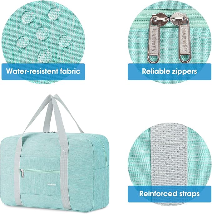 For Spirit Airlines Personal Item Bag Foldable Travel Duffel Bag Tote Carry on Luggage Duffle Overnight for Women and Men - Image 6
