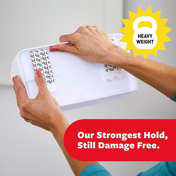 Command Organizing Caddy, 1 Caddy, 4 Large Strips | Command Strips Wall caddy, Tool Free Adhesive Organizer For Cleaning Supplies, Closets, Pantry, Home, And Office - Image 3