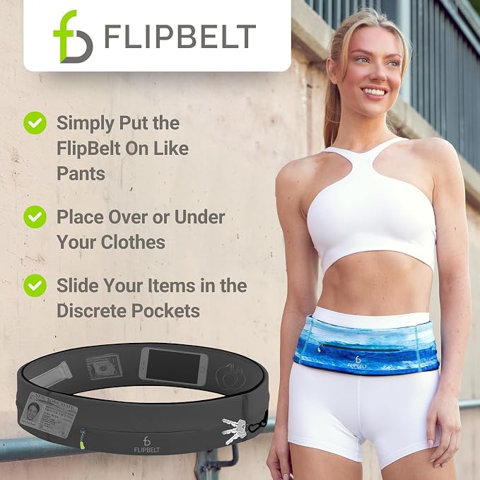 FlipBelt Zipper Running Belt, Waist Pack for Fitness and Running, US Company - Image 5