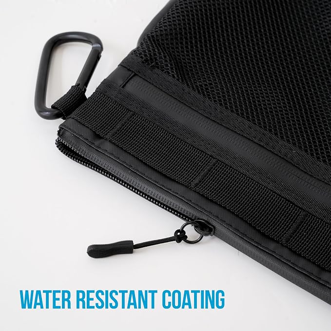 Production Zipper Bags - Electronics & Camera Accessories Bag - Cable organizer, Gear Accessory Pouch, Travel Camera Essentials (Large, Black) - Image 6