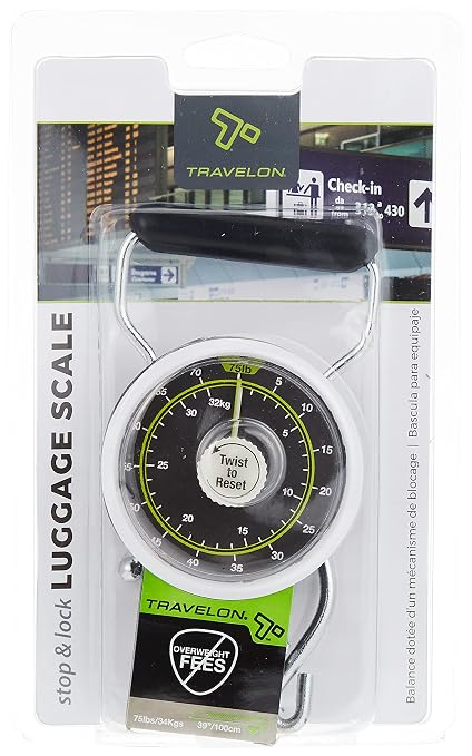 Travelon Stop and Lock Luggage Scale with Tape Measure - Image 3
