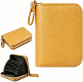 Credit Card Wallet, RFID Card Case Wallet, Zipper Card Cases Holder for Men Women, RFID Blocking, KeyChain Wallet, Compact Size Card Organizer Case for Women by Ecovision