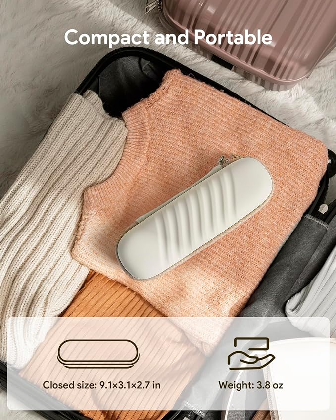 SQERO Electric Toothbrush Case for Oral-B Pro/iO/Philips Sonicare | Waterproof Traveling Toothbrush Storage Bag with Mesh Pocket Covers Protection - Image 6