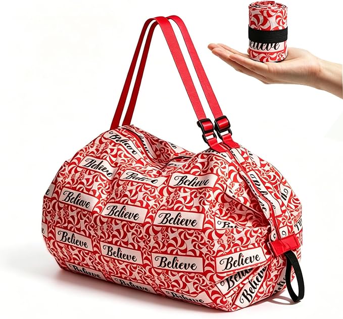 Ultralight Foldable Tote, Reusable Grocery & Travel Bag for Women Water Repellent Shopping Bag by BCHWAYFAMILY