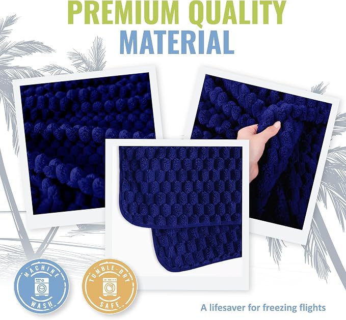 Packable Travel Blanket for Airplane, Car - Compact Office Blanket - Portable Pillow for Adults, Kids with Case, Luggage Sleeve, Backpack Clip - Image 5