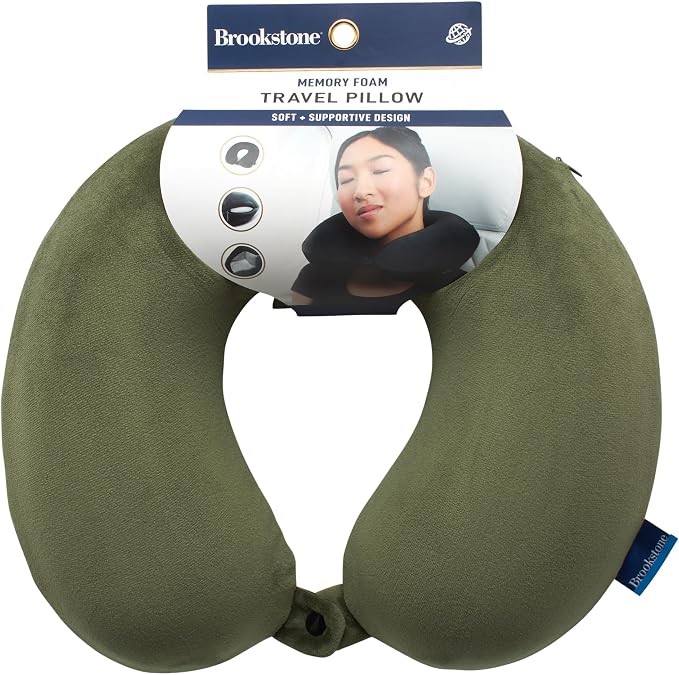 Brookstone Travel Neck Pillow Lightweight U-Shaped Memory Foam Pillow | Brookstone Travel Neck Pillow Lightweight U-Shaped Memory Foam Pillow by Unknown