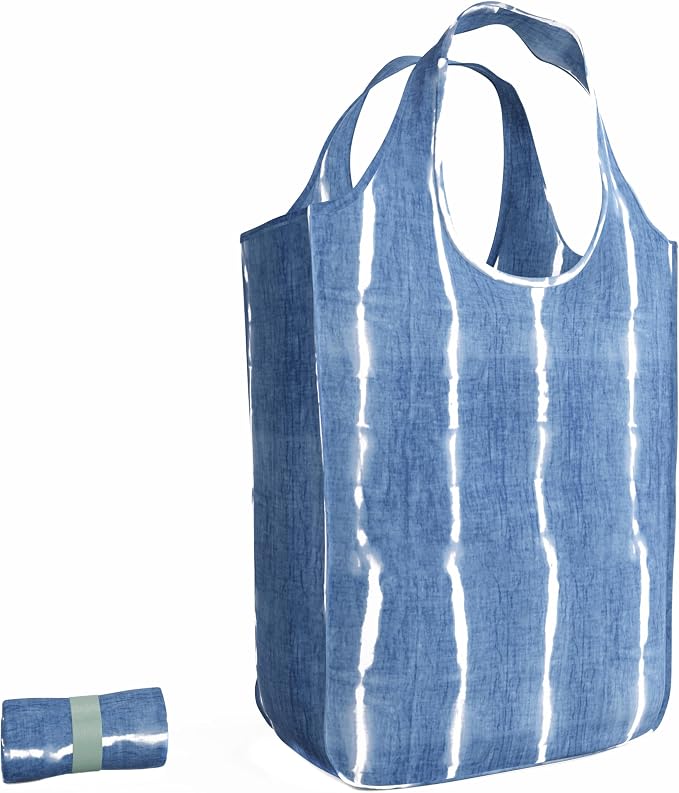 Pure Sage Reusable Grocery Bag - Stylish Shopping Bags for Groceries - Foldable Tote Bag by PureSage