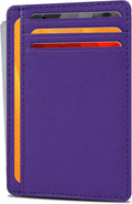 Leather Slim Minimalist RFID Blocking Front Pocket Wallet, Credit Card by OakLeathers
