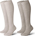 LEVSOX Cotton Compression Socks for Women&Men 20-30mmHg Knee High Cute Support Sock for Nurses Pregnancy Travel by Levsox