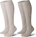 LEVSOX Cotton Compression Socks for Women&Men 20-30mmHg Knee High Cute Support Sock for Nurses Pregnancy Travel by Levsox