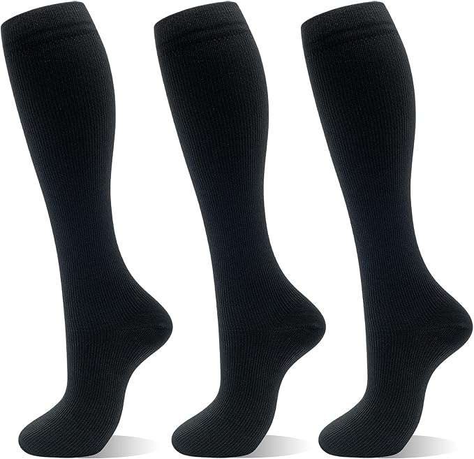 fenglaoda Compression Socks for Women Men 3 Pairs Graduated Compression Support Circulation Socks for Nurses by fenglaoda