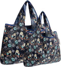 allydrew Large Foldable Tote Nylon Reusable Grocery Bags by allydrew