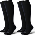 LEVSOX Cotton Compression Socks for Women&Men 20-30mmHg Knee High Cute Support Sock for Nurses Pregnancy Travel by Levsox