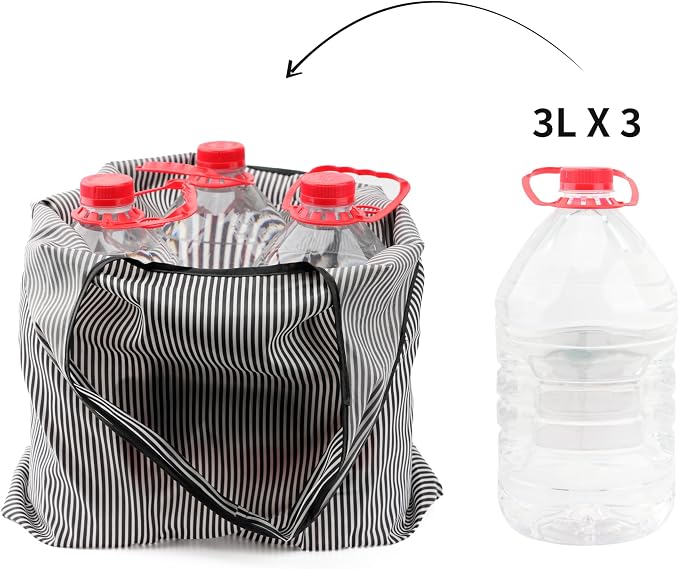 REDSINDA Foldable Reusable Shopping Grocery Bags, Lightweight, Washable, Cute Packable Polyester Tote Bag - Image 6