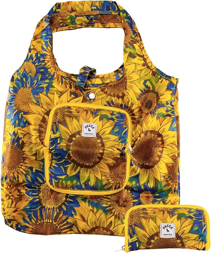 Pacca Packable Tote Bag Travel Shopping Bag Foldable Tote Bag for Travel, Grocery, Beach, Cruise Ultra Light Tote by Pacca