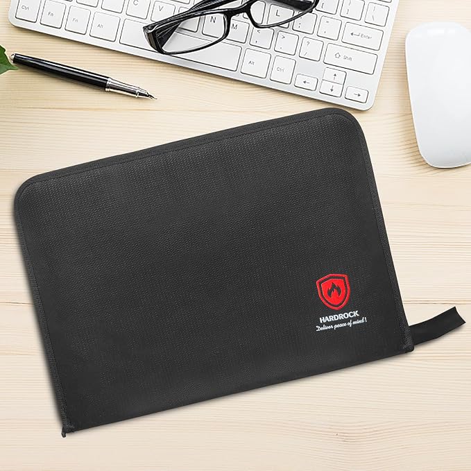 Fireproof Accordion File Organizer,Important Document Organizer,end of Life Planner Organizer Binder，Expanding Portable fire Proof Document Bag，Waterproof Folio Holder File folders for A4 Paper - Image 6