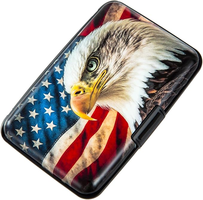 Credit Card Holder Small RFID Blocking Wallet Business Metal Slim Mini Aluminum Hard Case for Women Men by Kaabao