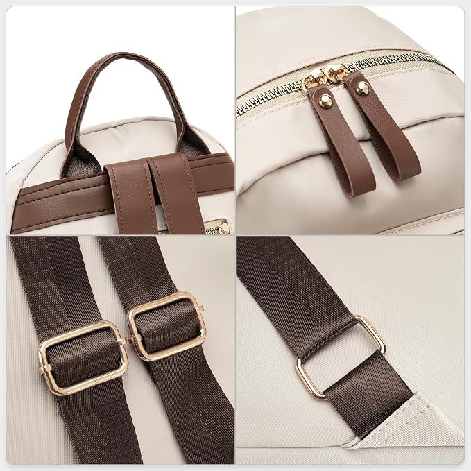GAEKEAO Backpack Purse for Women PU Leather Anti-theft Backpack Ladies Convertible Large Travel Designer Fashion Shoulder Bag - Image 5