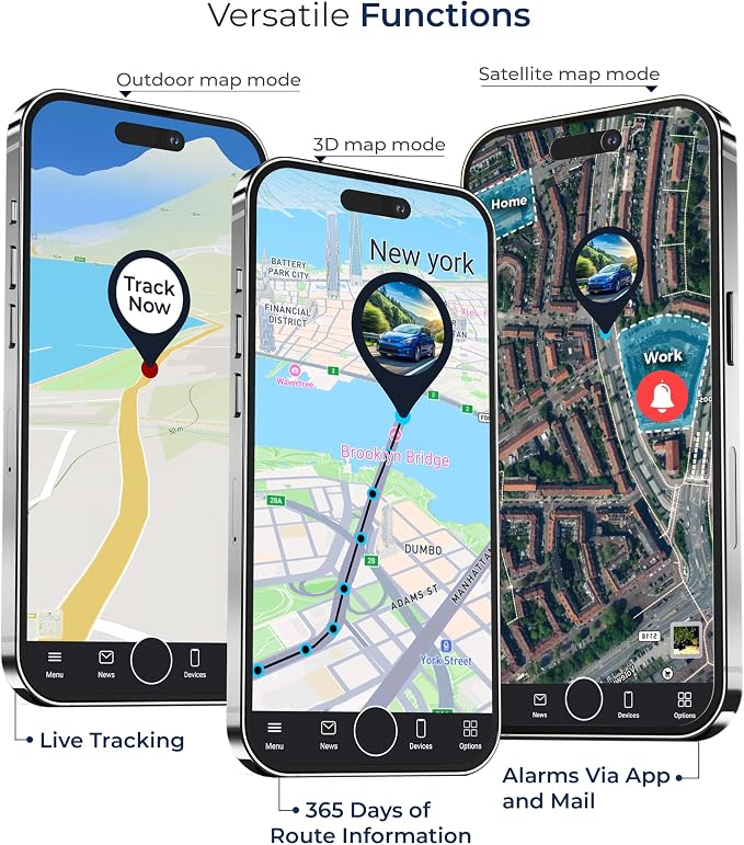 SALIND 4G GPS Tracker for Vehicles, Heavy-Duty Tracking Device for Cars | Up to 180 Days Battery - Real-Time Tracking - Anti-Theft GPS Device with Strong Magnet - Geofence - Subscription Required - Image 5