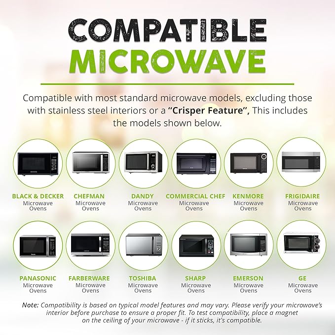 HOVER COVER Magnetic Microwave Splatter Cover - 12-Inch Collapsible - White | High Power, Stronger Magnetic Grip, BPA-Free Lid, Vented Plate Guard with Steam Vents, Dishwasher Safe, Space-Saving Storage - Image 6
