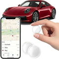 2 Pack GPS Tracker for Vehicles for Apple Find My Car Locator Tag iOS Only | Mini Real-Time Hidden Car Tracker Tag Undetectable Tracking Device for Car Global Coverage No Monthly Fee or SIM Required by CYBUDS