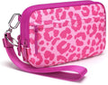 FODOKO Wristlet wallets for Women RFID crossbody bags with 4 Zippers | Checkered quilted nylon with credit card slots, cell phone organizer, and coin purse for travel and everyday carry by FODOKO