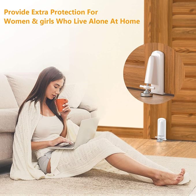 Portable Door Jammer for Travel - Door Stoppers Security Anti Theft,Apartment Hotel Room Protection - Door Lock Stopper Security Device for Women/Homeowner/Children/Tourist Safety - Image 6