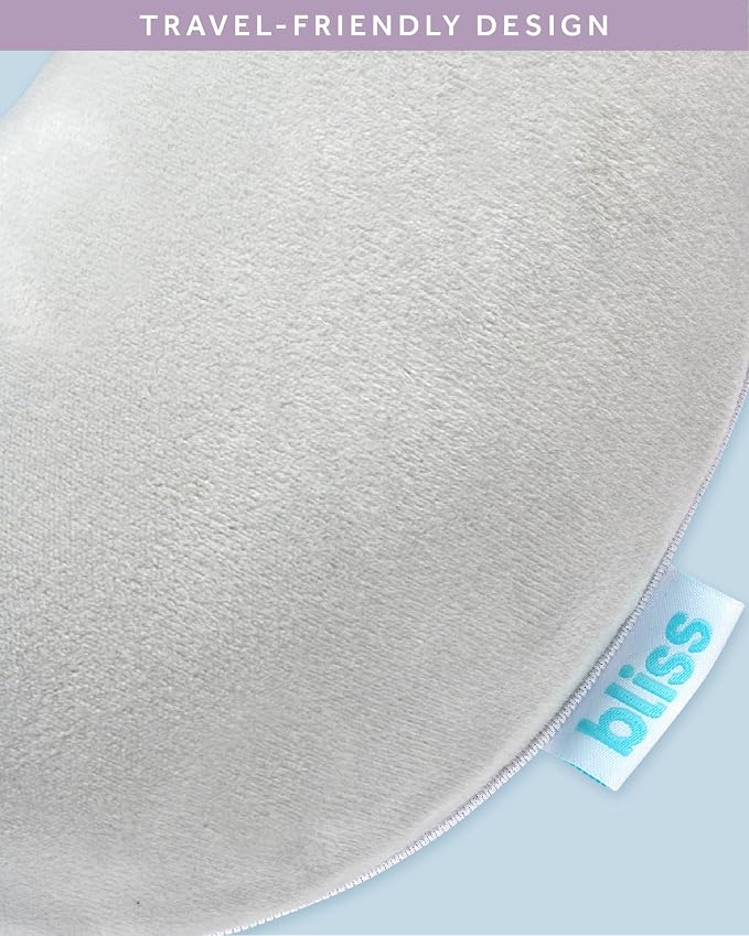 Bliss Neck Pillow Lightweight U-Shaped High Density Memory Foam | Structured Support for Rest on Flights, Car Rides or at the Office, Snap Closure Clips to Your Bag for Easy Carrying - Image 6