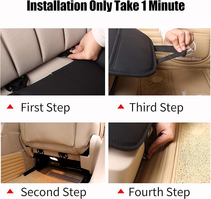 Lofty Aim Car Seat Cushion for Driving, Memory Foam Driver Seat Cushion | Car Seat Cushion for Long Driving, Automotive Seat Cushion for Pain Relief, Car Seat Pillow Fits Most Vehicles, Office, Black - Image 9