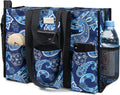 TOPDesign Utility Water Resistant Tote Bag with 13 Pockets, Top Zipper Closure & Thick Bottom Support, for Working Women by TOPDesign