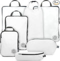 TRIPPED Travel Gear Large Compression Packing Cubes 7-Piece Set for Travel by TRIPPEDTravelGear