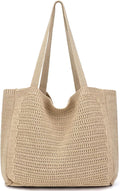 hatisan Crochet Bag for Women, Handmade Knit Beach Tote Bag Summer by Hatisan