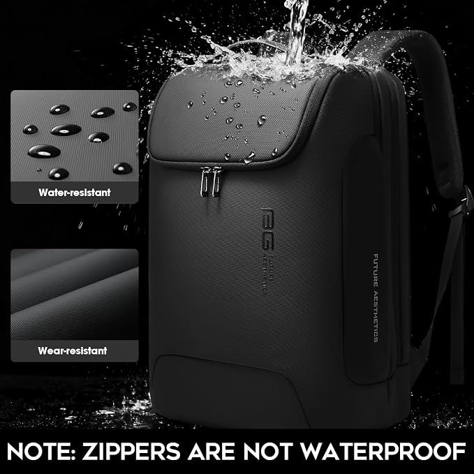 BANGE Anti-Theft Backpack with USB Charging Port 17.3 Inch Business Laptop Backpack - Image 7