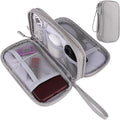 Travel Cable Organizer - Electronics Accessories Bag(Double Layer - Grey) by JIAKAI