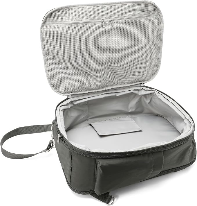 Securtex® Classic Anti-Theft Convertible Travel Backpack - 11x17” Carry-On, Fits 16” Laptop, Locking Zippers, Expandable | Locking zippers - Image 4