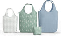 Pure Sage Reusable Grocery Bag - Stylish Shopping Bags for Groceries - Foldable Tote Bag by PureSage