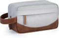 Travel Toiletry Bag for Men, Hanging Toiletry Organizer, Water Resistant Shaving Kit with Large Capacity for Travel Accessories (Grey, Medium) by Ezday