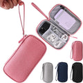 Pink Universal Cable Organizer - Electronics Accessories Bag for Charger, Phone, Memory Card & Travel Gadgets by KINMINGZHU