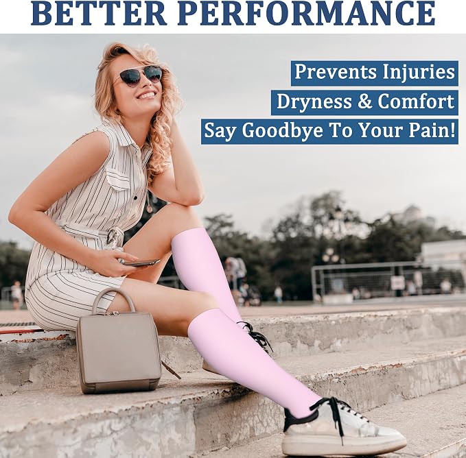 FEYHAY Copper Compression Socks (3 Pairs) 15-20 mmHg Circulation is Best Athletic & Daily for Men & Women, Running, Climbing - Image 3